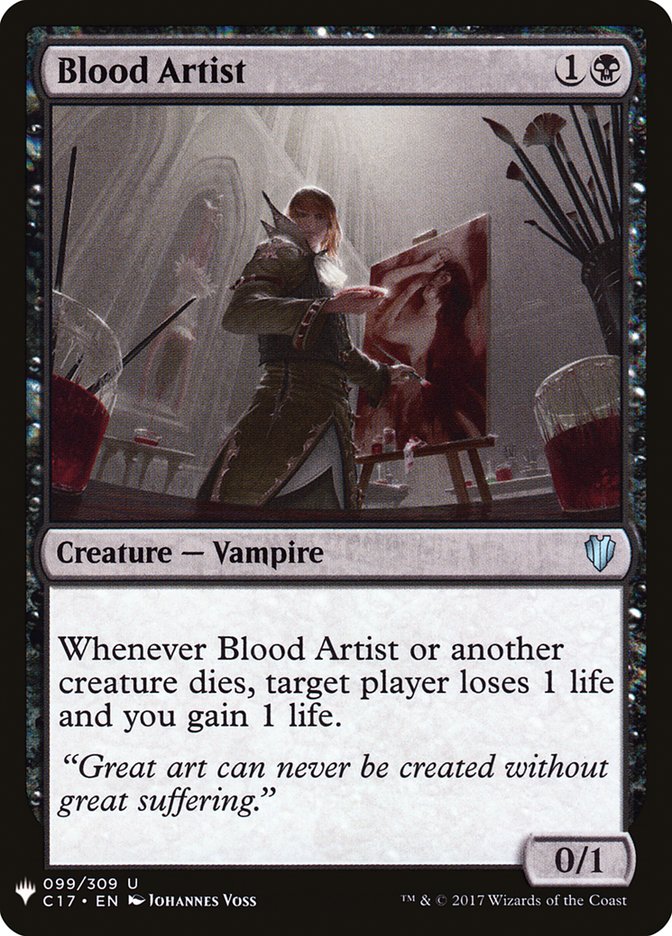 Blood Artist [Mystery Booster] | Exor Games Bridgewater