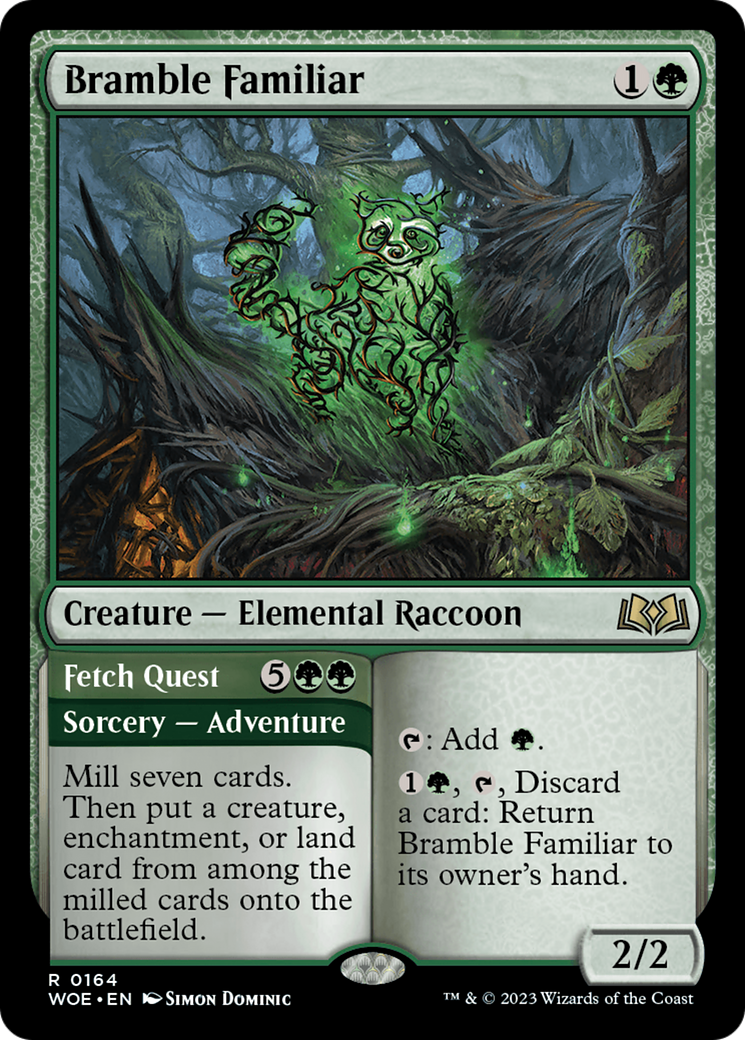 Bramble Familiar // Fetch Quest [Wilds of Eldraine] | Exor Games Bridgewater