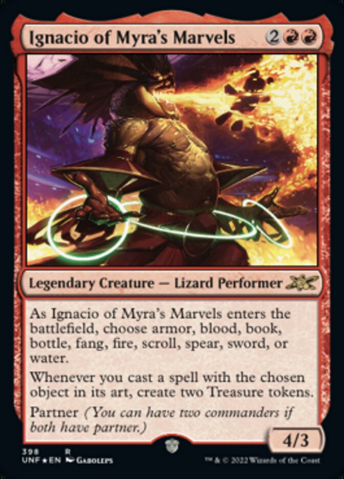 Ignacio of Myra's Marvels (Galaxy Foil) [Unfinity] | Exor Games Bridgewater