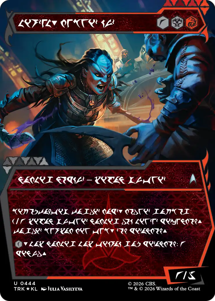 L'Rell, Fierce Visionary (Showcase) (Klingon) [Star Trek] | Exor Games Bridgewater