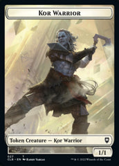 Kor Warrior // Shapeshifter (023) Double-Sided Token [Commander Legends: Battle for Baldur's Gate Tokens] | Exor Games Bridgewater