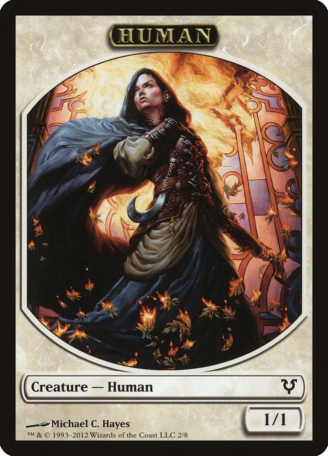 Human Token (2/8) [Avacyn Restored Tokens] | Exor Games Bridgewater