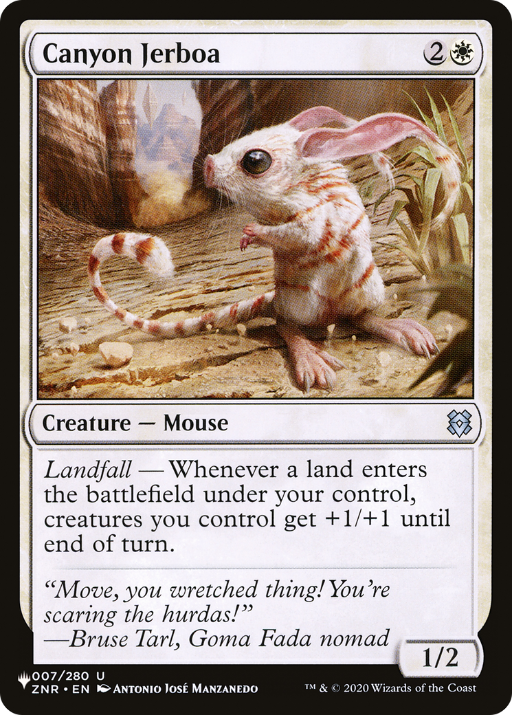 Canyon Jerboa [The List] | Exor Games Bridgewater