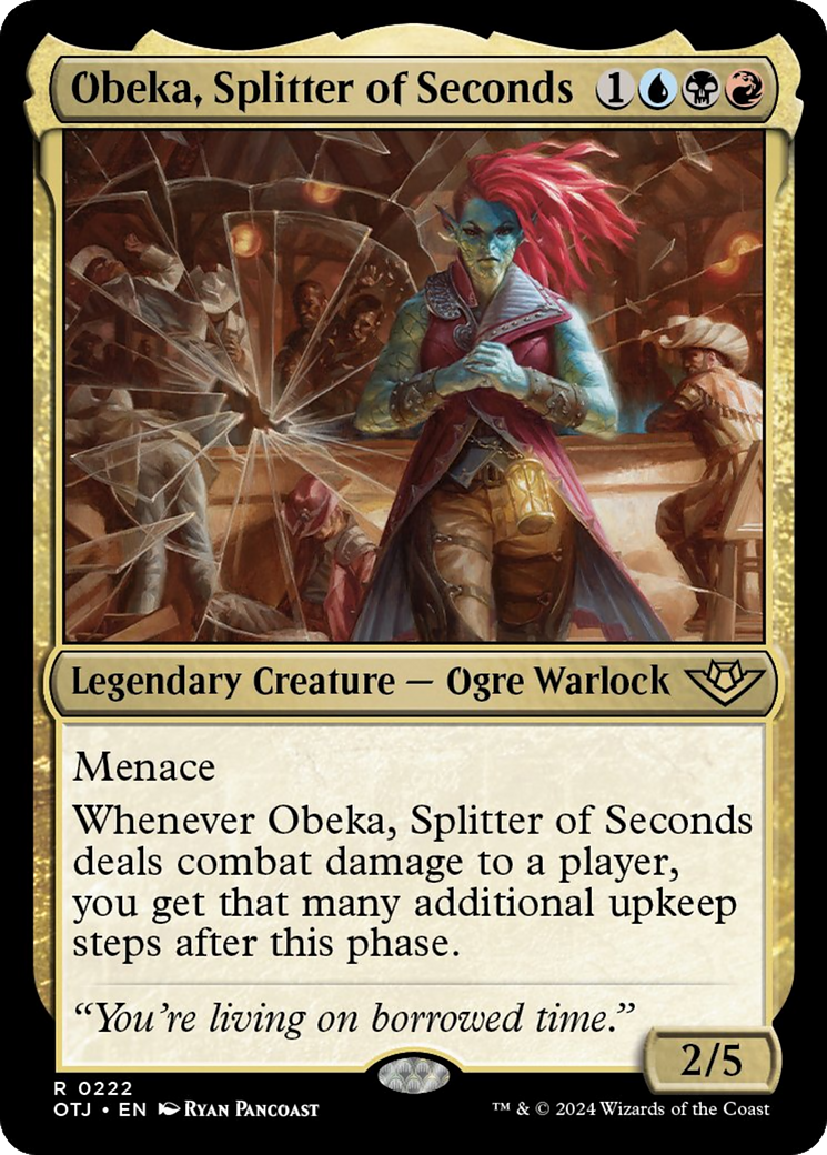 Obeka, Splitter of Seconds [Outlaws of Thunder Junction] | Exor Games Bridgewater