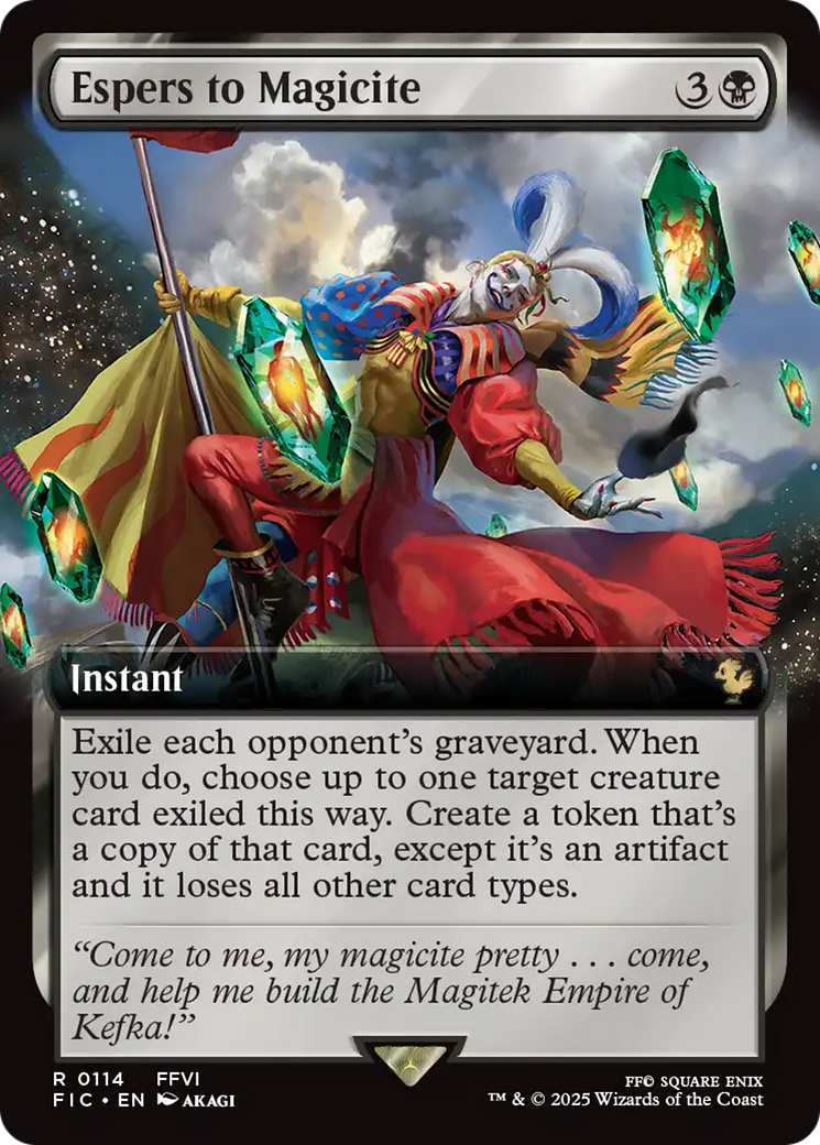 Espers to Magicite (Extended Art) [FINAL FANTASY Commander] | Exor Games Bridgewater