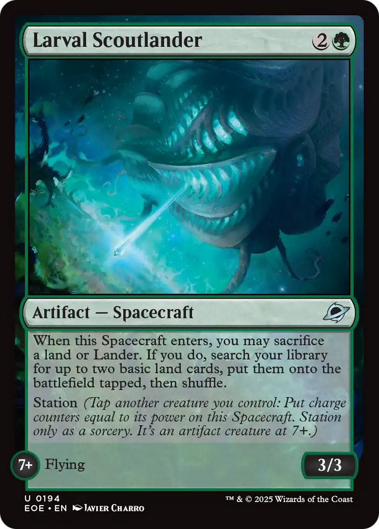 Larval Scoutlander [Edge of Eternities] | Exor Games Bridgewater