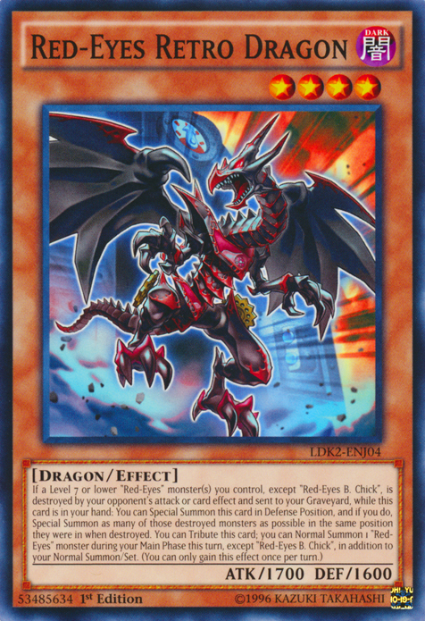 Red-Eyes Retro Dragon [LDK2-ENJ04] Common | Exor Games Bridgewater