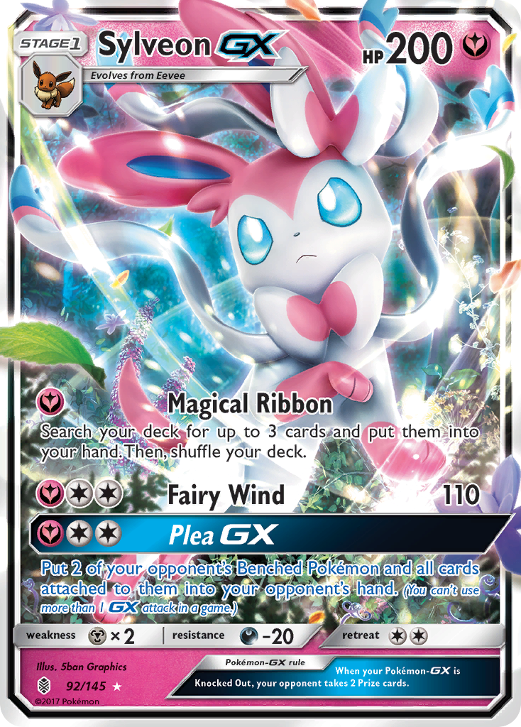 Sylveon GX (92/145) [Sun & Moon: Guardians Rising] | Exor Games Bridgewater