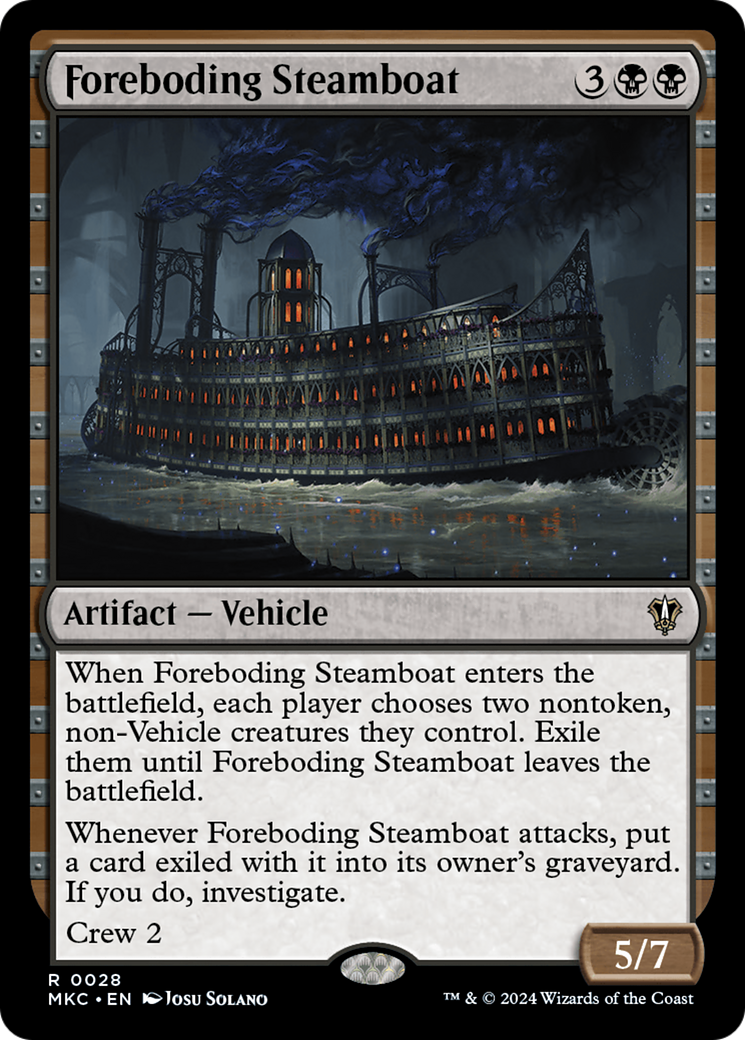 Foreboding Steamboat [Murders at Karlov Manor Commander] | Exor Games Bridgewater