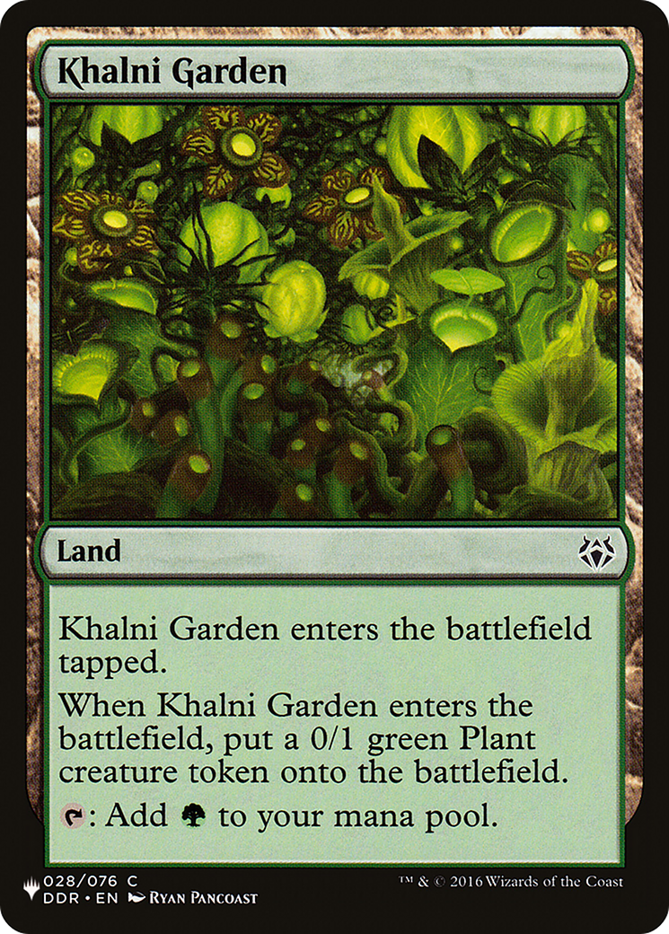 Khalni Garden [The List Reprints] | Exor Games Bridgewater