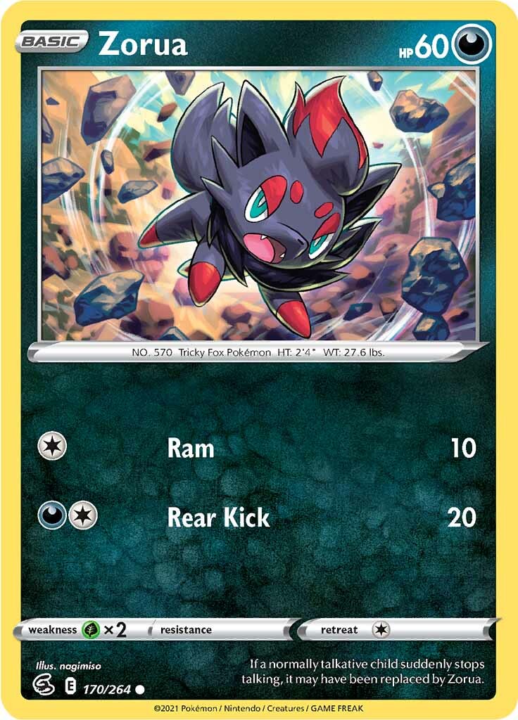 Zorua (170/264) [Sword & Shield: Fusion Strike] | Exor Games Bridgewater