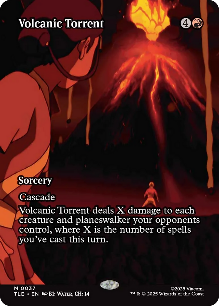 Volcanic Torrent (Borderless) [Avatar: The Last Airbender: Eternal-Legal] | Exor Games Bridgewater