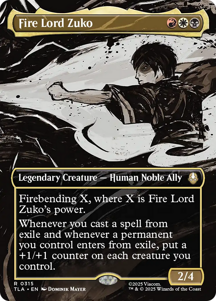 Fire Lord Zuko (Borderless) [Avatar: The Last Airbender] | Exor Games Bridgewater