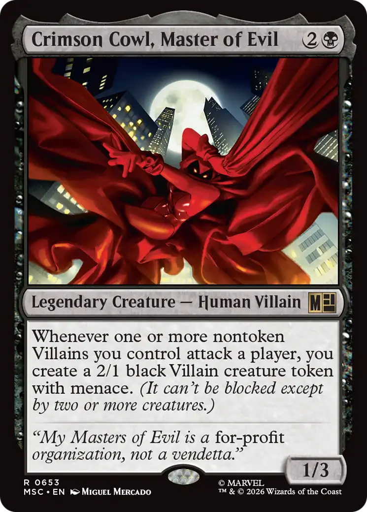 Crimson Cowl, Master of Evil [Marvel Super Heroes Commander] | Exor Games Bridgewater