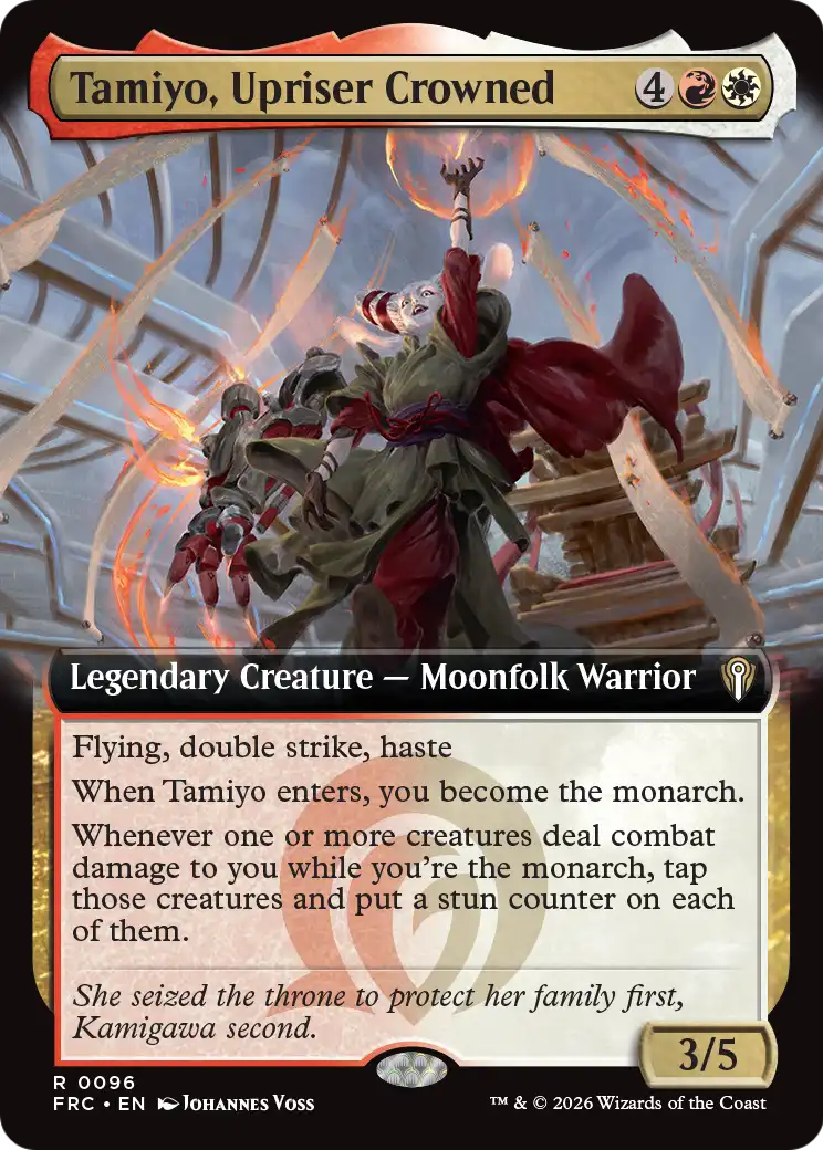 Tamiyo, Upriser Crowned (Extended Art) [Reality Fracture Commander] | Exor Games Bridgewater