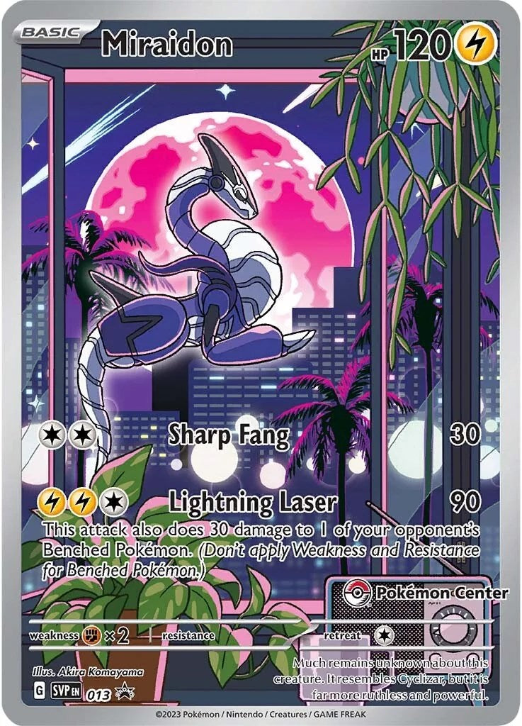 Miraidon (013) (Pokemon Center Exclusive) [Scarlet & Violet: Black Star Promos] | Exor Games Bridgewater