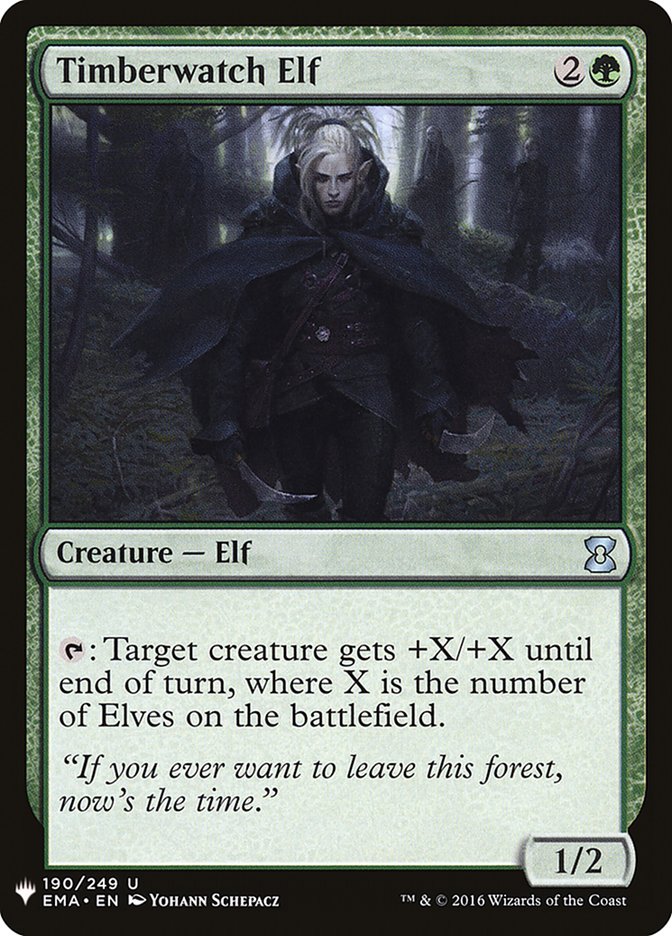 Timberwatch Elf [Mystery Booster] | Exor Games Bridgewater