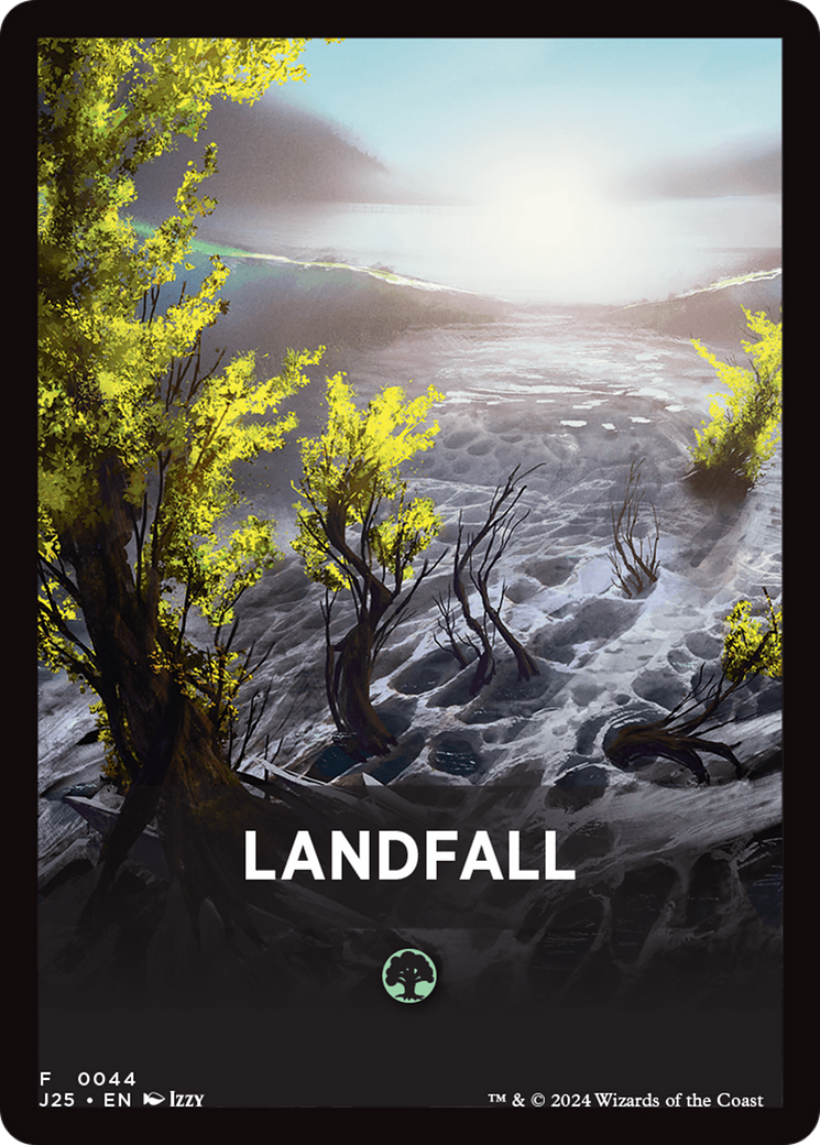 Landfall Theme Card [Foundations Jumpstart Front Cards] | Exor Games Bridgewater