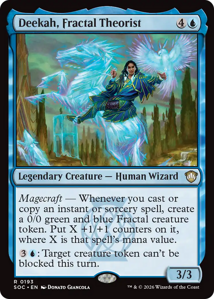 Deekah, Fractal Theorist [Secrets of Strixhaven Commander] | Exor Games Bridgewater