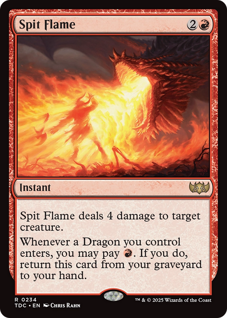 Spit Flame [Tarkir: Dragonstorm Commander] | Exor Games Bridgewater