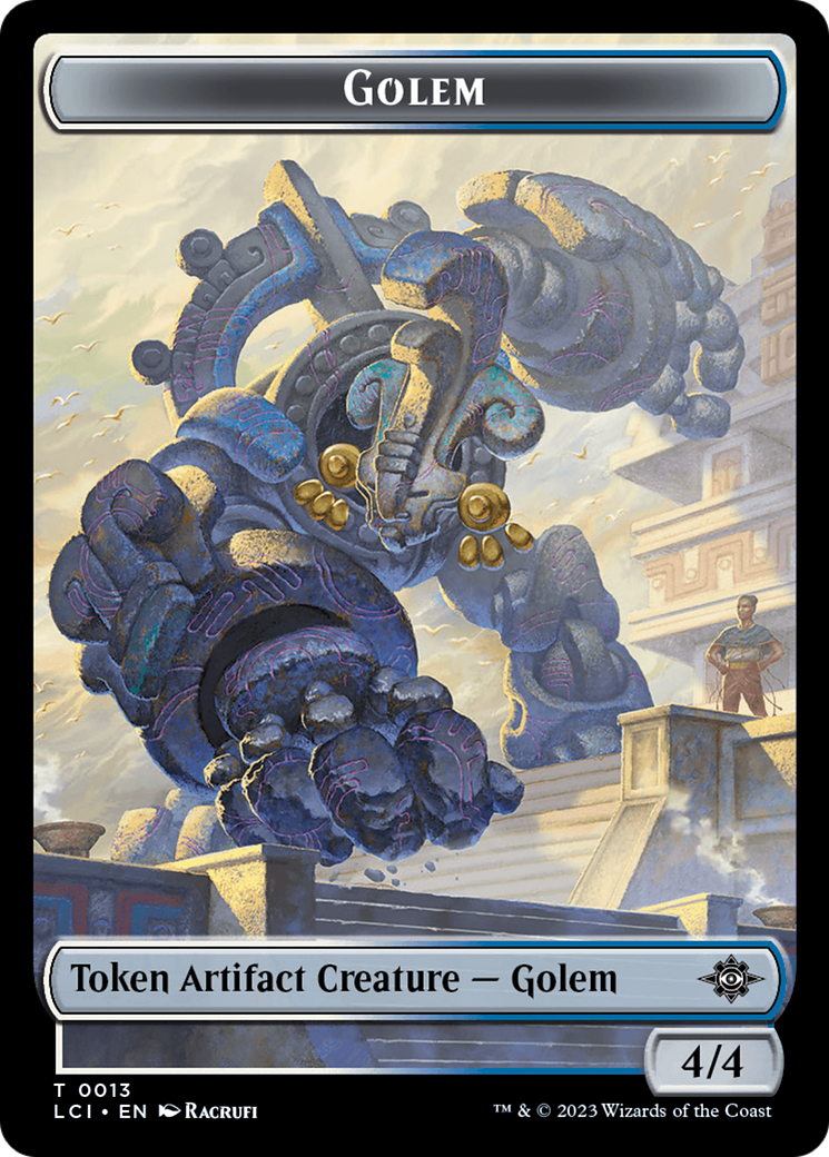 Map // Golem Double-Sided Token [The Lost Caverns of Ixalan Tokens] | Exor Games Bridgewater