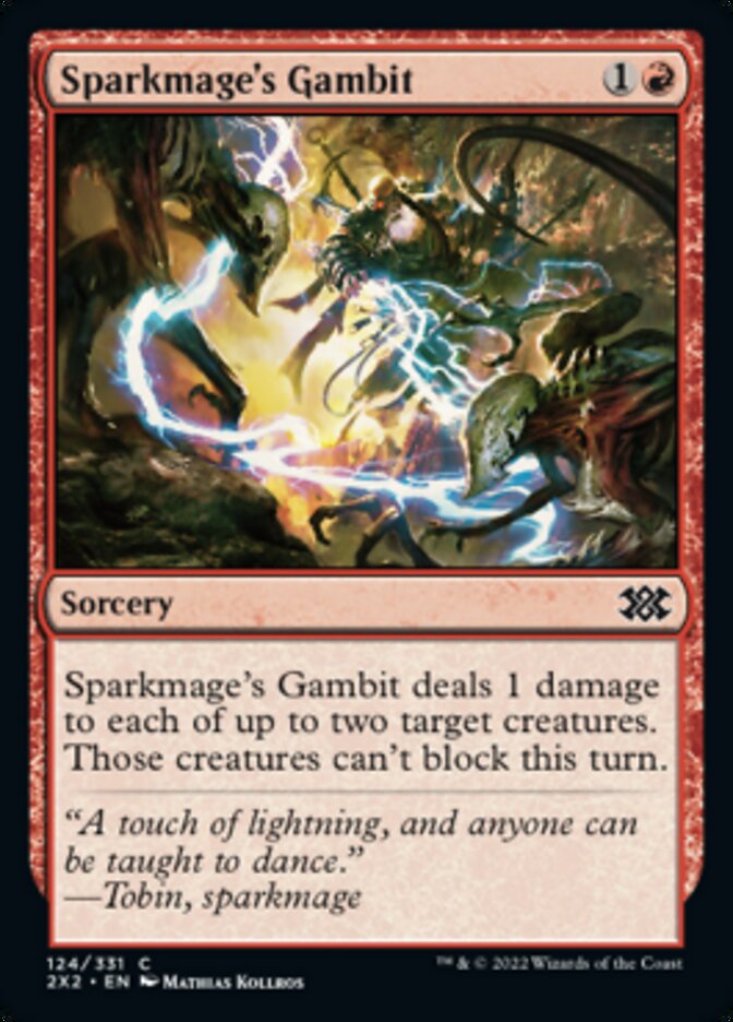 Sparkmage's Gambit [Double Masters 2022] | Exor Games Bridgewater