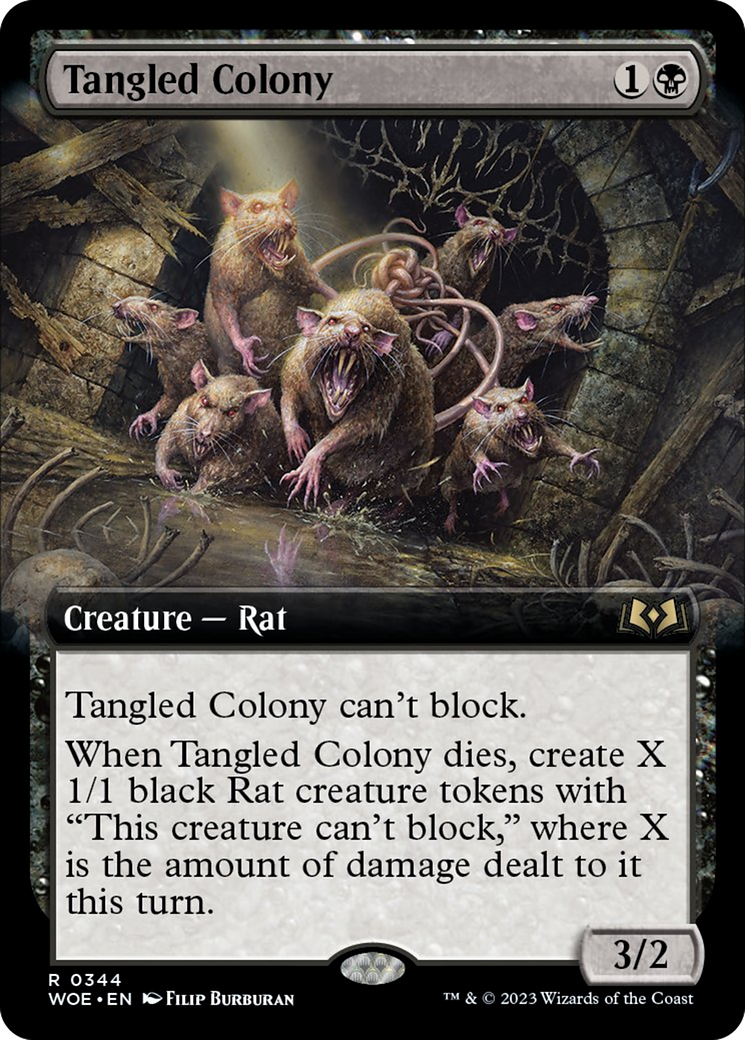 Tangled Colony (Extended Art) [Wilds of Eldraine] | Exor Games Bridgewater