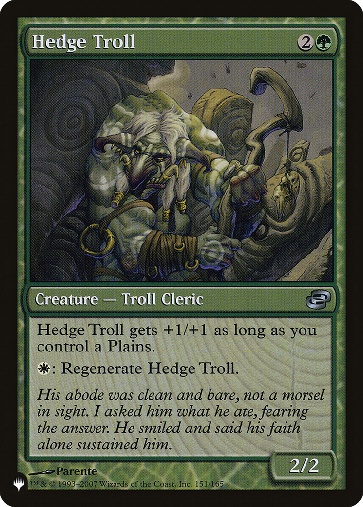 Hedge Troll [The List Reprints] | Exor Games Bridgewater