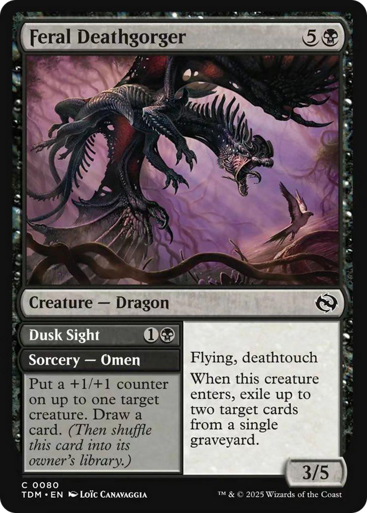 Feral Deathgorger [Tarkir: Dragonstorm] | Exor Games Bridgewater