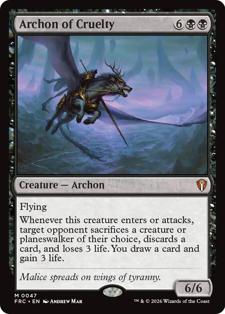 Archon of Cruelty [Reality Fracture Commander] | Exor Games Bridgewater