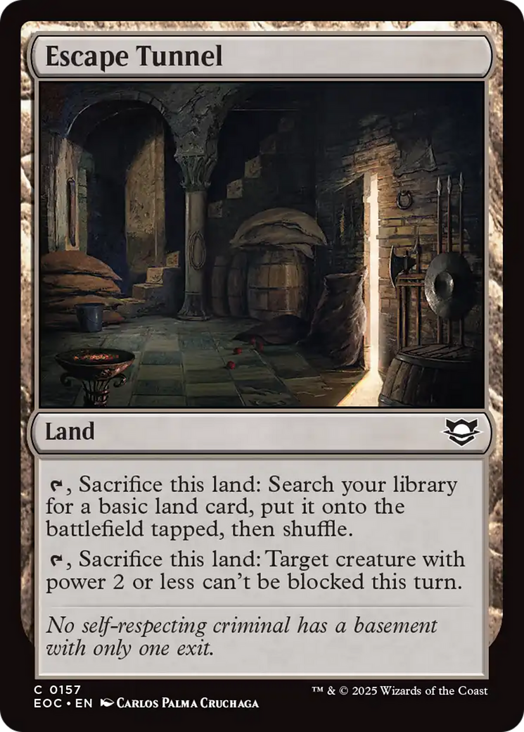 Escape Tunnel [Edge of Eternities Commander] | Exor Games Bridgewater