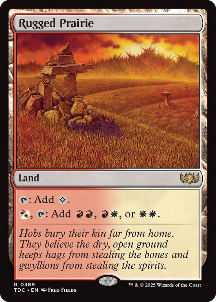 Rugged Prairie [Tarkir: Dragonstorm Commander] | Exor Games Bridgewater
