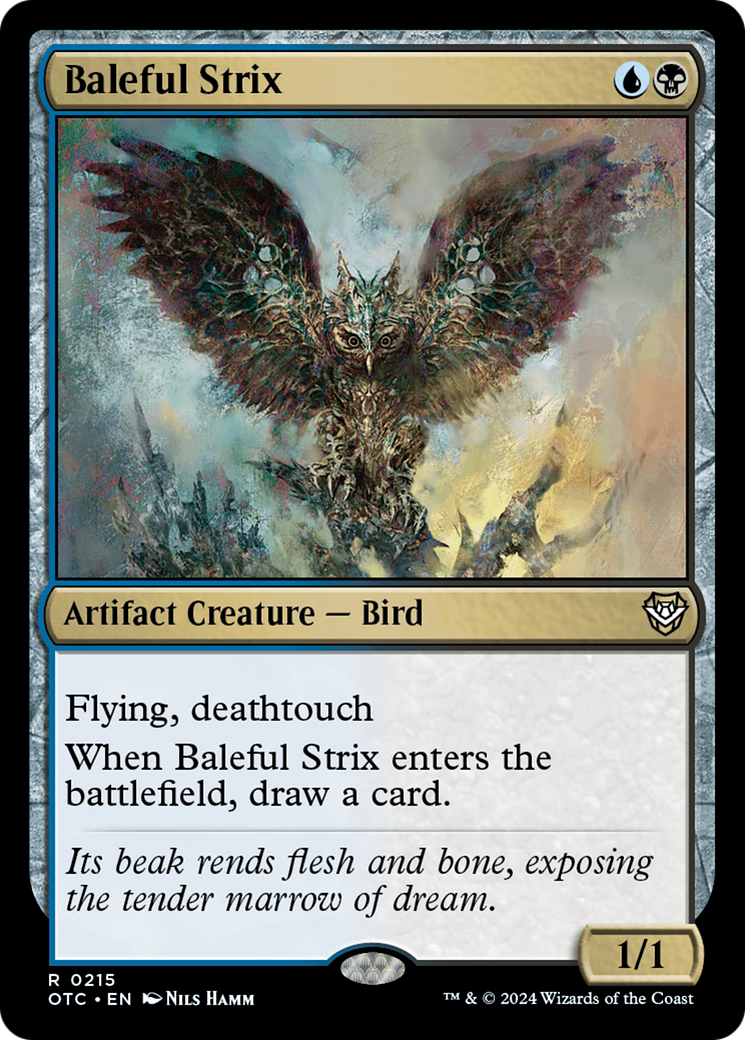 Baleful Strix [Outlaws of Thunder Junction Commander] | Exor Games Bridgewater