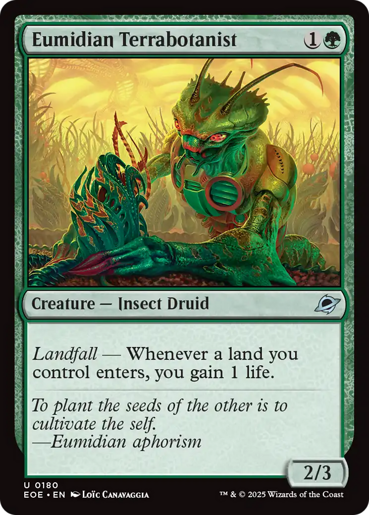 Eumidian Terrabotanist [Edge of Eternities] | Exor Games Bridgewater