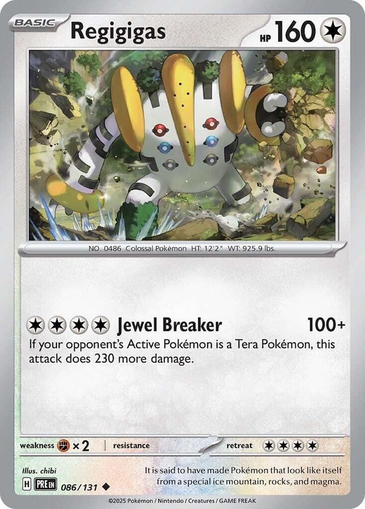 Regigigas (086/131) [Scarlet & Violet: Prismatic Evolutions] | Exor Games Bridgewater
