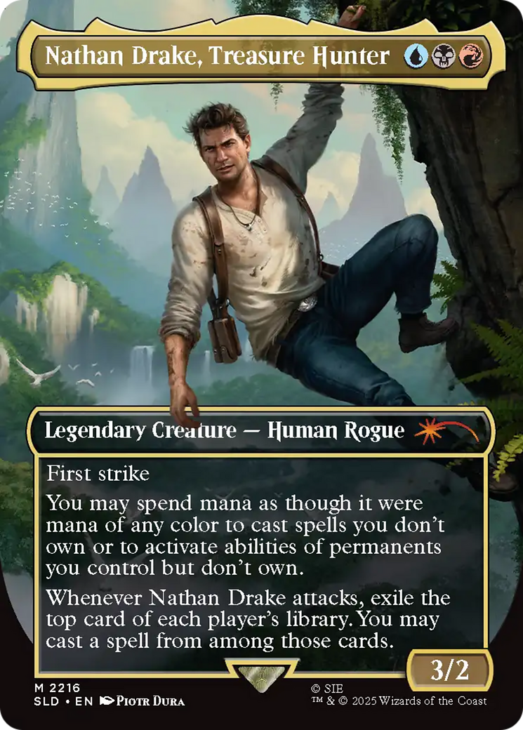 Nathan Drake, Treasure Hunter [Secret Lair Drop Series] | Exor Games Bridgewater