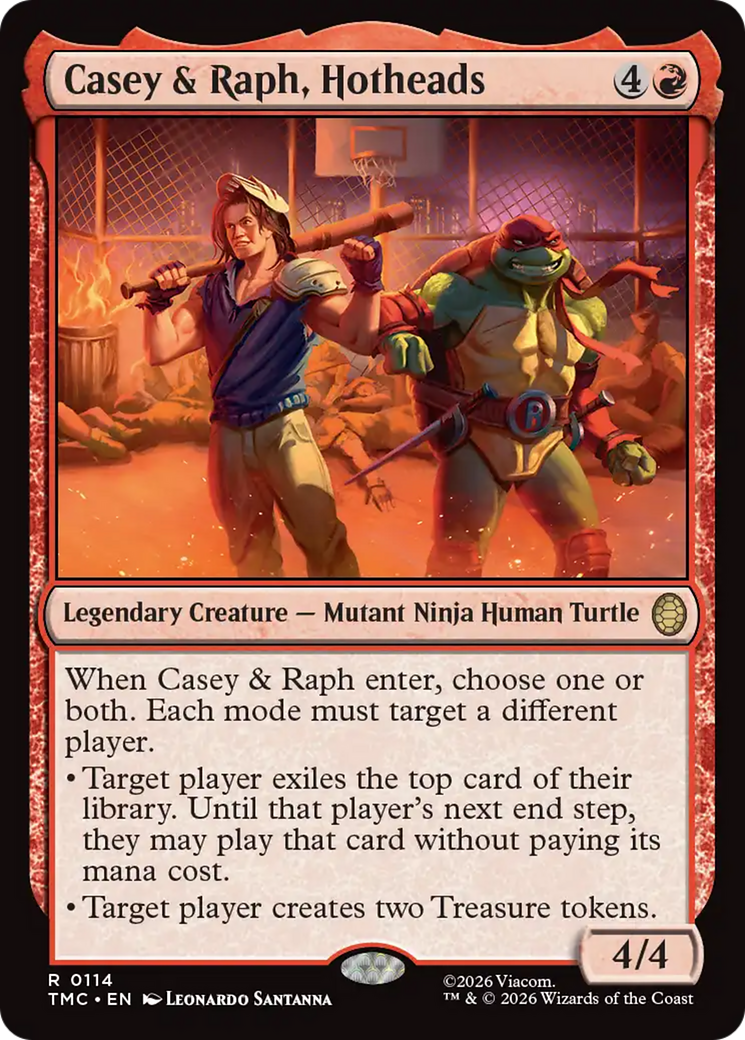 Casey & Raph, Hotheads [Teenage Mutant Ninja Turtles Commander] | Exor Games Bridgewater