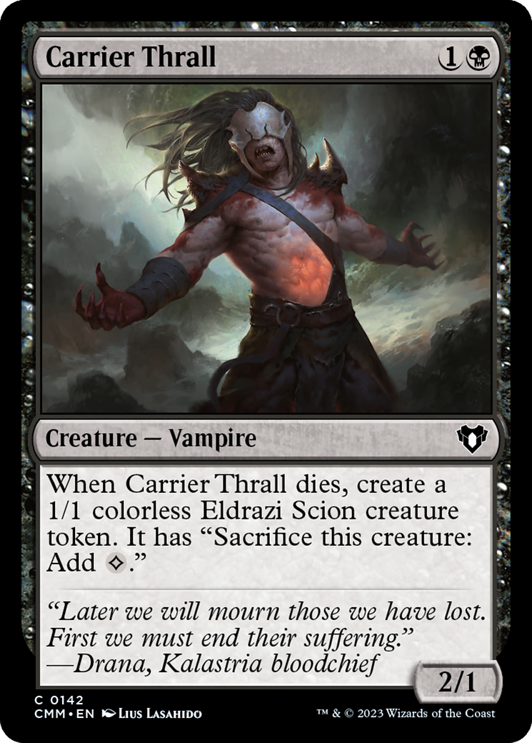 Carrier Thrall [Commander Masters] | Exor Games Bridgewater
