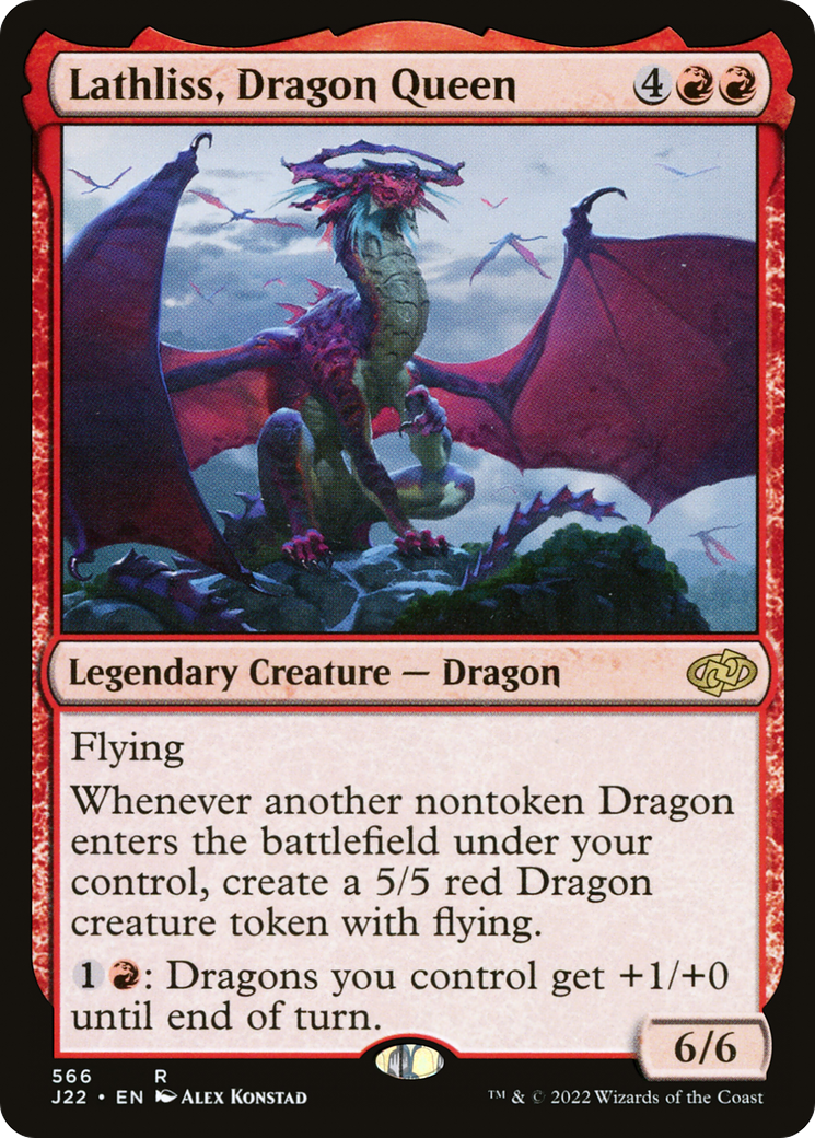 Lathliss, Dragon Queen [Jumpstart 2022] | Exor Games Bridgewater