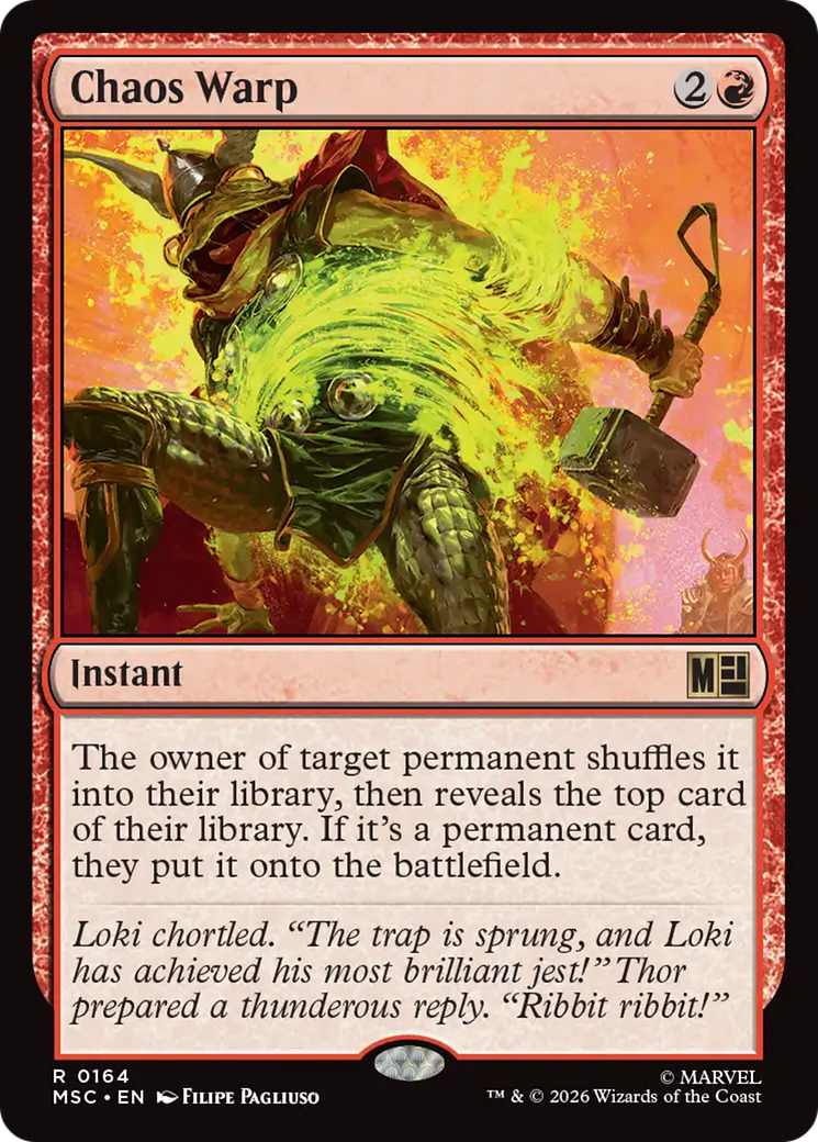 Chaos Warp (Surge Foil) [Marvel Super Heroes Commander] | Exor Games Bridgewater