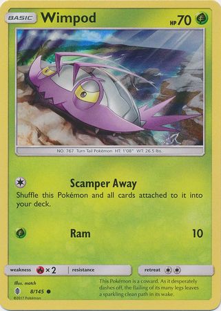 Wimpod (8/145) (Collection Promo) [Sun & Moon: Guardians Rising] | Exor Games Bridgewater