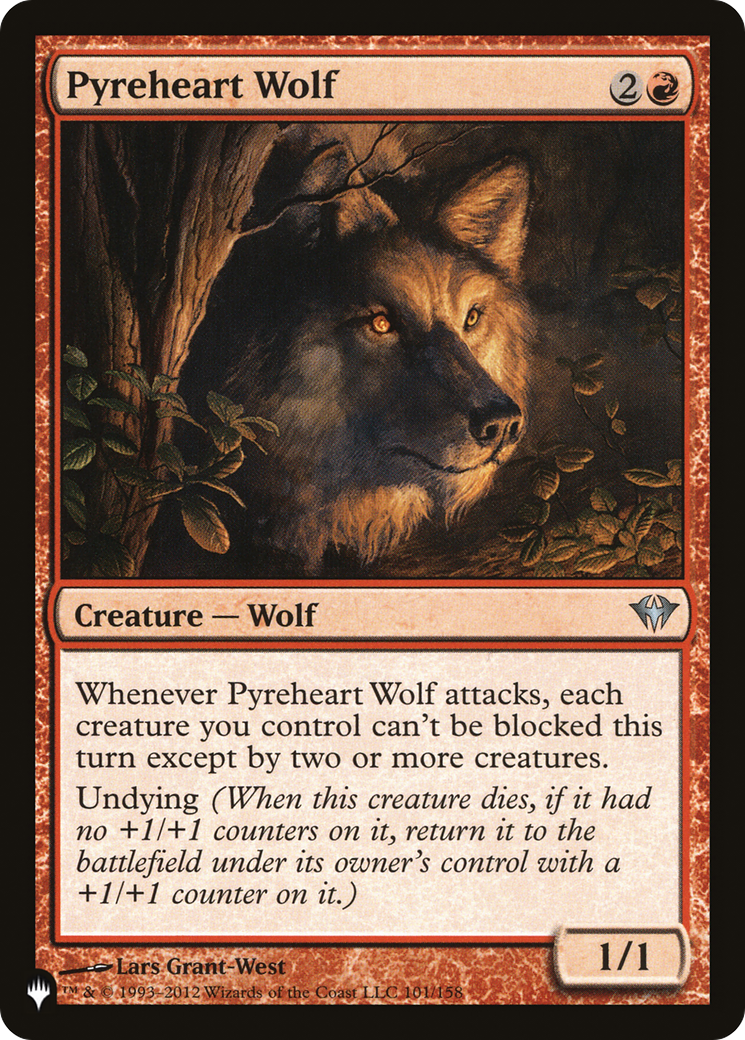 Pyreheart Wolf [The List Reprints] | Exor Games Bridgewater