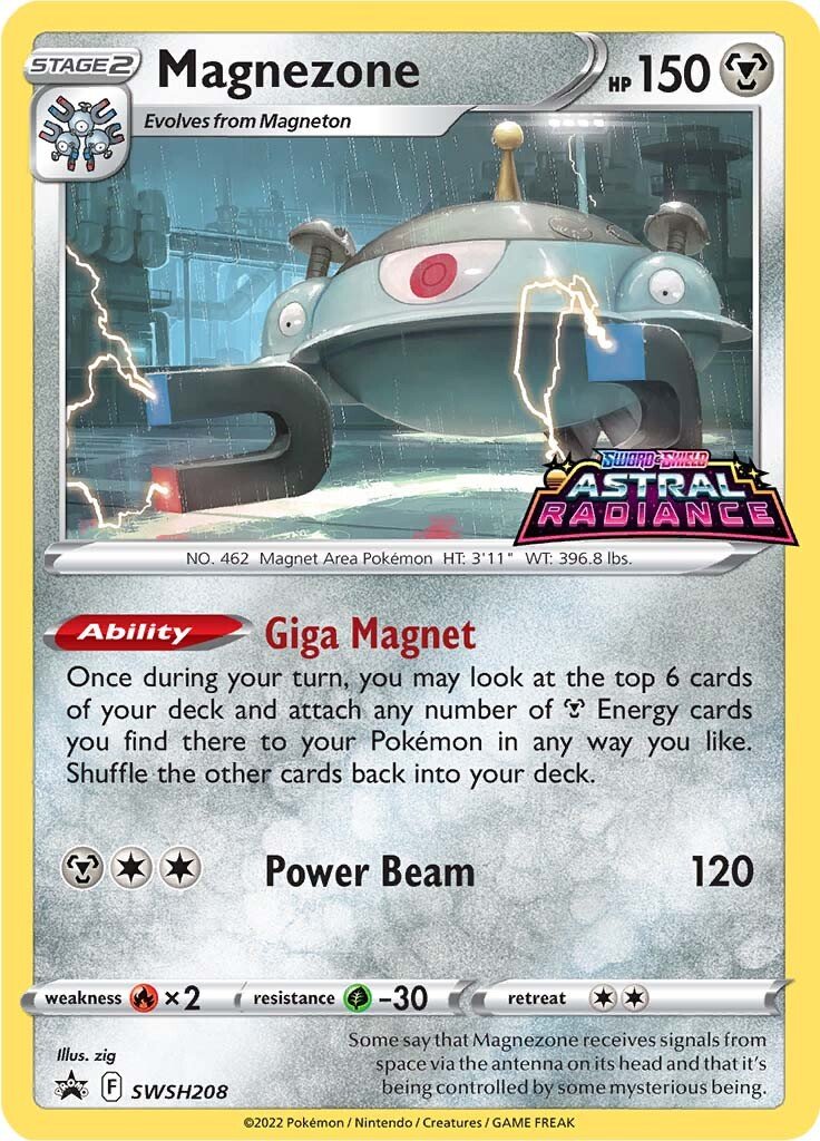 Magnezone (SWSH208) [Sword & Shield: Black Star Promos] | Exor Games Bridgewater