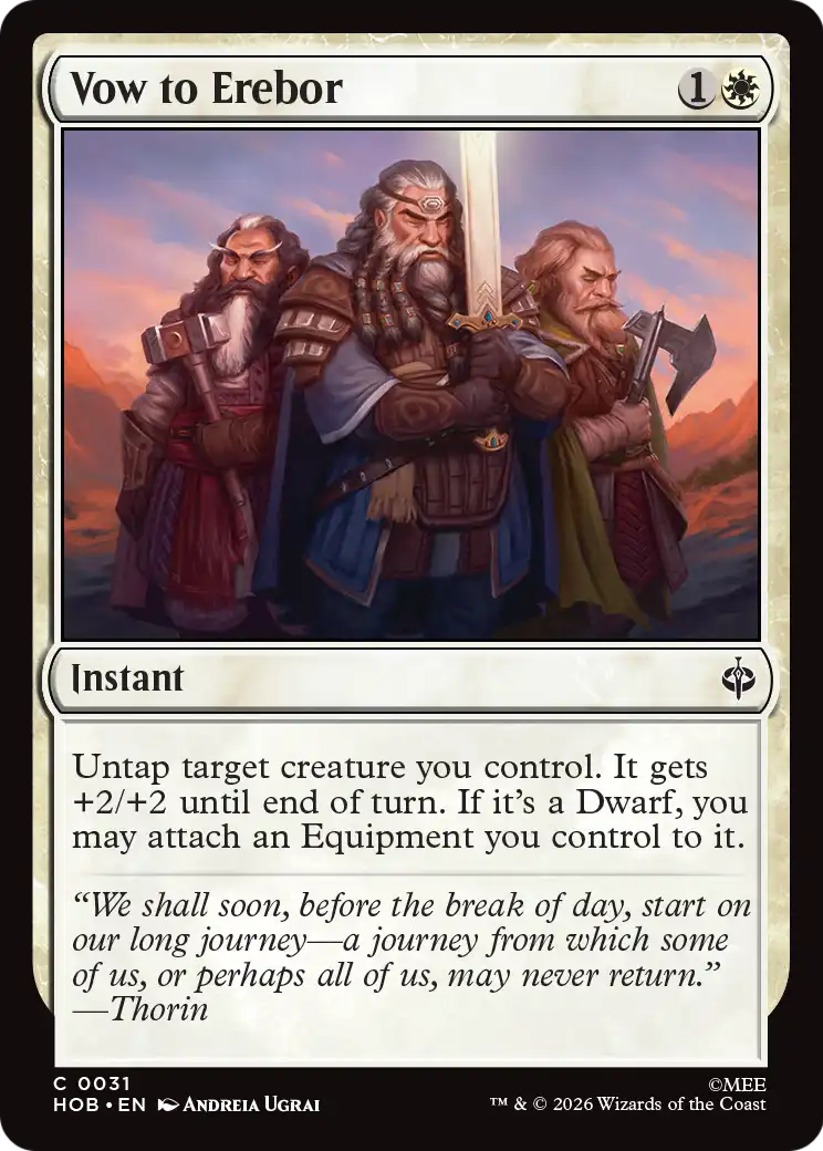 Vow to Erebor [The Hobbit] | Exor Games Bridgewater