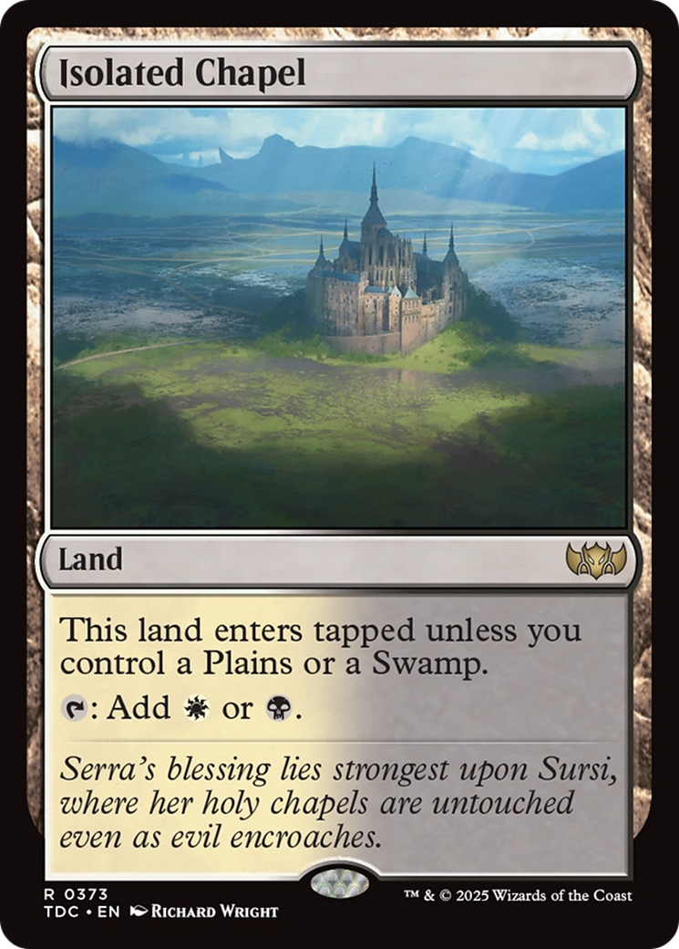 Isolated Chapel [Tarkir: Dragonstorm Commander] | Exor Games Bridgewater
