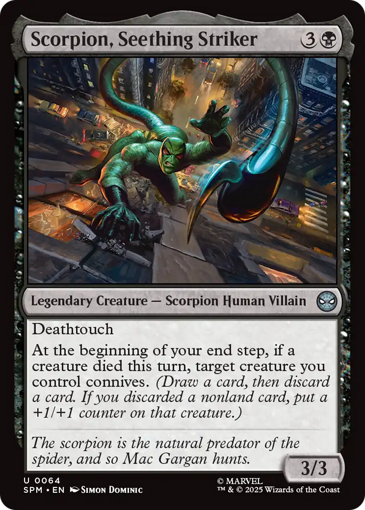 Scorpion, Seething Striker [Marvel's Spider-Man] | Exor Games Bridgewater
