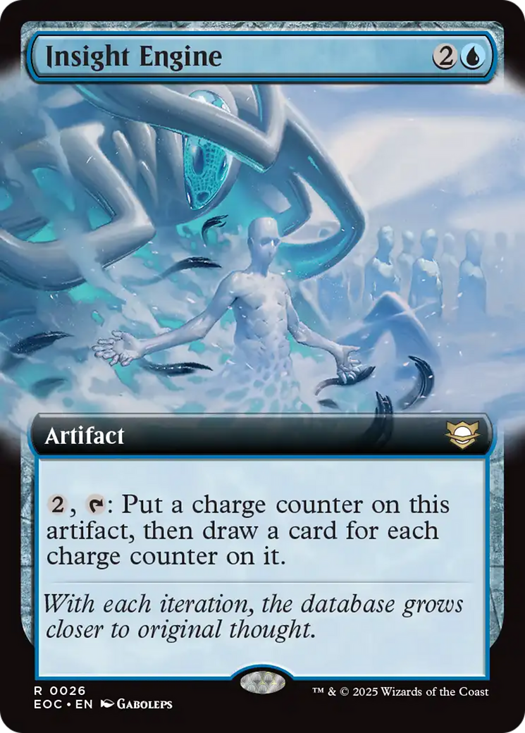 Insight Engine (Extended Art) [Edge of Eternities Commander] | Exor Games Bridgewater
