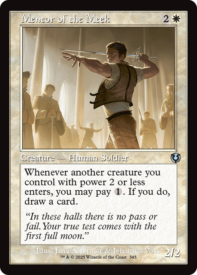 Mentor of the Meek (Retro Frame) [Innistrad Remastered] | Exor Games Bridgewater