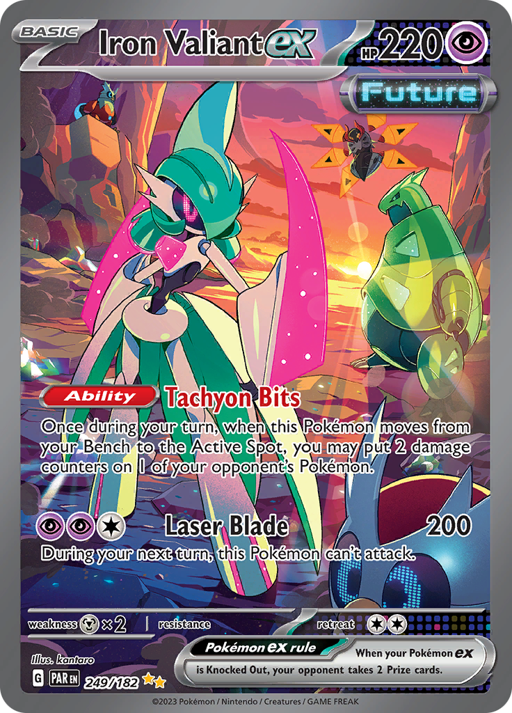 Iron Valiant ex (249/182) [Scarlet & Violet: Paradox Rift] | Exor Games Bridgewater