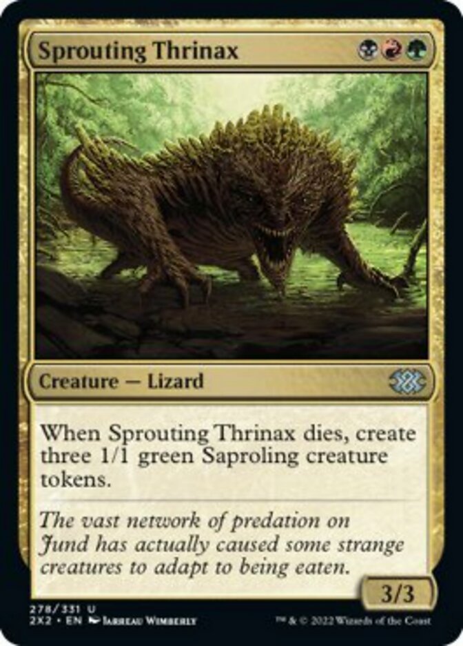 Sprouting Thrinax [Double Masters 2022] | Exor Games Bridgewater